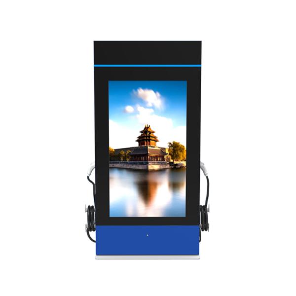 55 Inch Public Charging Stations , LG Panel Totem Digital Signage