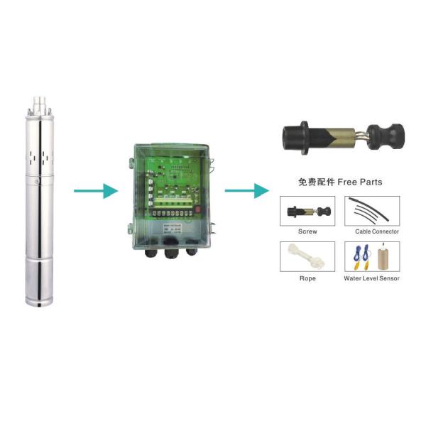 водяная помпа погружающийся глубокой скважины DC 24V солнечная для земледелия обрабатывая землю полив