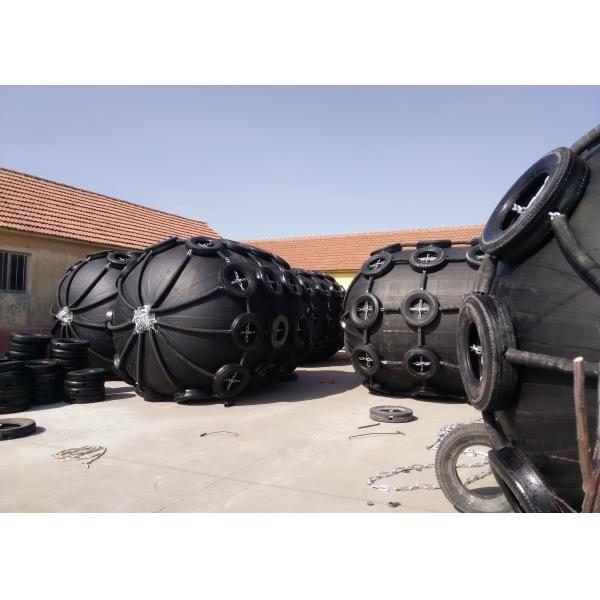 Highly Durable Marine Rubber Fender with Excellent Shock Absorption Capacity and Net Type Structure