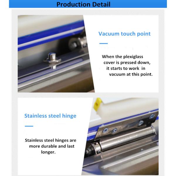 Máquina de embalaje automática de vacío de bomba industrial de cámara única