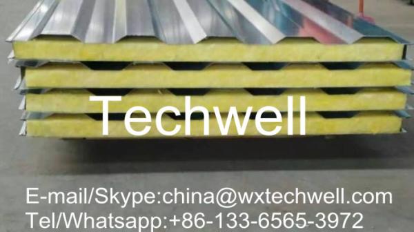 PU Insulated Cold Roll Forming Machine For Making Sandwich Panels