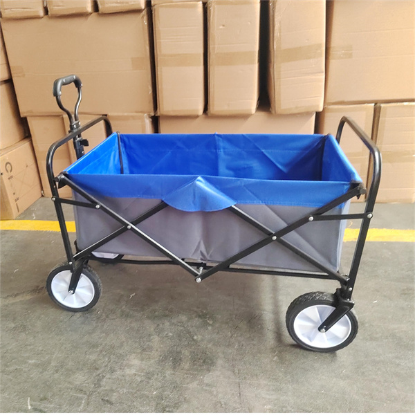 Collapsible Steel Garden Folding Beach Wagon Kids Wagon Cart For Camping