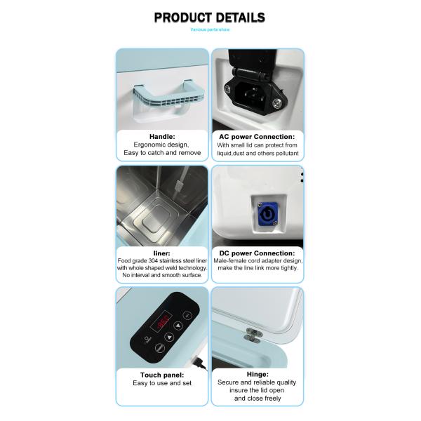 Солнечный морозильник -86°C Контроль температуры от 25°C до -86°C Холодильник HE портативный