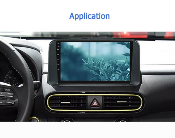 Para Hyundai Kona 2018 GPS Head Units Android 2 Din 10 Inch Touch Screen Car Radio Stereo Car DVD Player