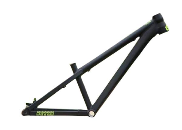 Belo quadro 26er Alumínio Saltador de sujeira Cadro de bicicleta Tipo de peixe horizontal Desistência