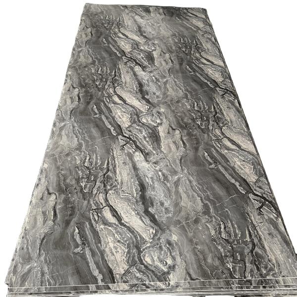 1200*600mm or Customized Spc Marble Waterproof UV Board PVC Wall Panel CE Certificate