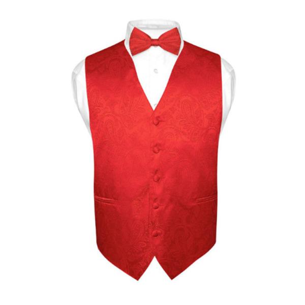 Mens quality paisley vest