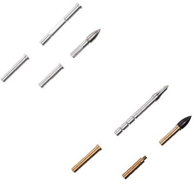 .245 ((6.2mm) ID Flecha 13/20/30/40/50/100 grãos Alumínio e Brass Flecha inserções, peso da flecha
