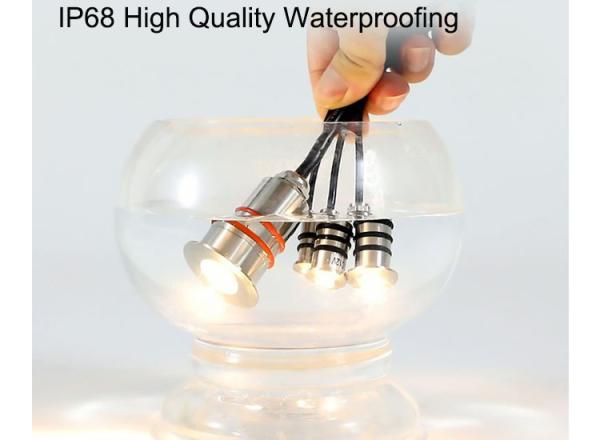 Underground Light LED Outdoor Mini Spotlight 1W 12V Underwater Buried Light Aisle Step Light  Waterproof Spot Light