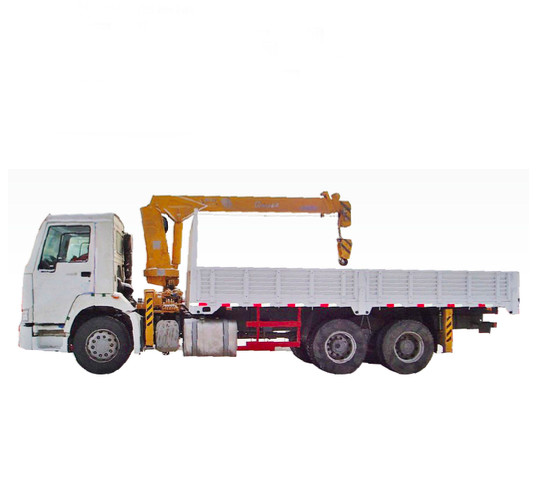 Hitch Mounted Pickup Truck Mobile Boom Crane Sinotruk HOWO 6x4 10 Ton