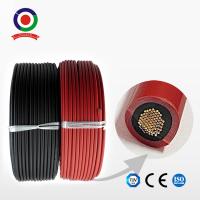 cabo solar da C.C. 1500V picovolt do EN 50618 de 6mm2 TUV para o painel solar e o inversor