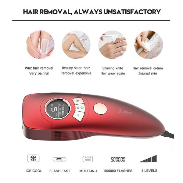 Bikini Trimmer Laser Hair Removal Home Device IPL Laser ICD Cool LCD Display Machine
