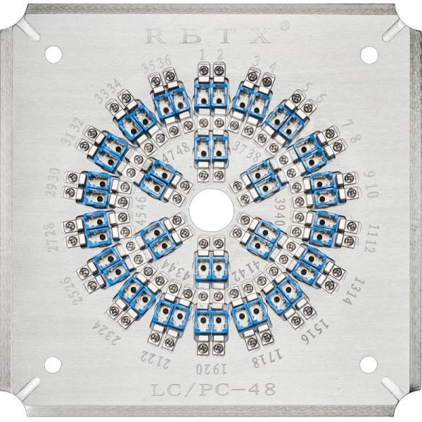 LCPC48DU Fiber Polishing Fixture Holder 48 Ports LC/PC Fiber Optic Patch Cord Connectors