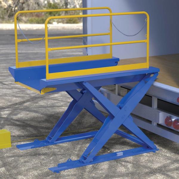 2000kg Hydraulic Lift Loading Dock Stationary Hydraulic Scissor Dock Lift