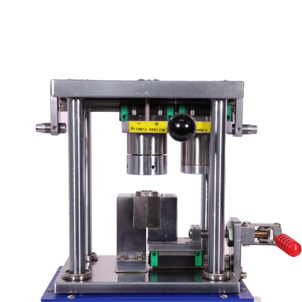 Máquina de vedação pneumática de baterias para 18650 21700 26650 32650 32700 Célula cilíndrica