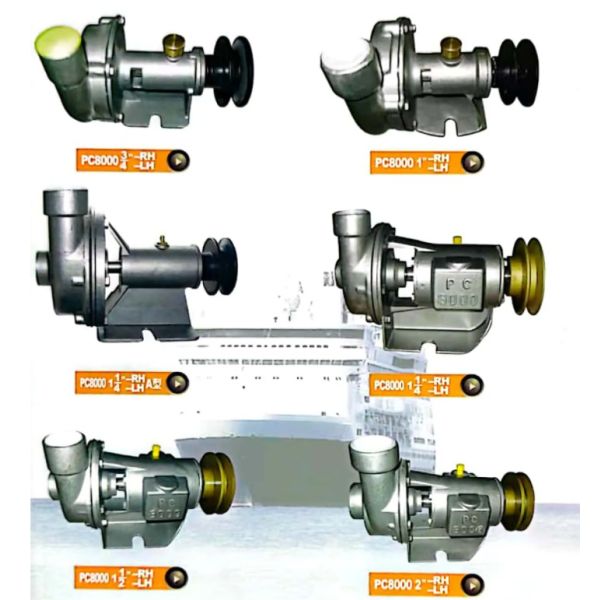 PC8000 Series Stainless Steel Sea Water Pump Marine Engine Spare Parts China Factory Price