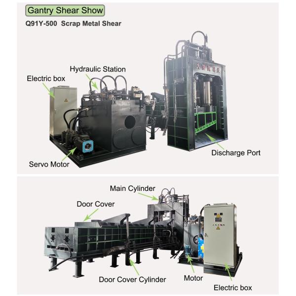 Лист гильотины стальной оборудование/машина металла 500 тонн режа для металла