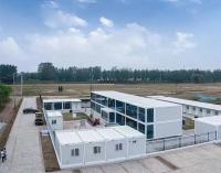 Maison préfabriquée modulaire préfabriquée en acier à l'épreuve des ouragans Container avec salle de bains