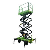 Temps de travail mobiles de haut de capacité de chargement de la plate-forme de travail d'ascenseur de ciseaux de 12 mètres 500Kg longs