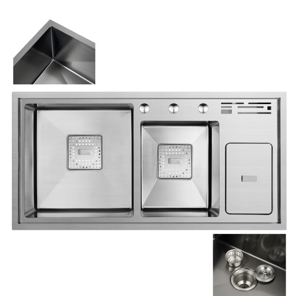 Handmade Kitchen Sink with Drainboard The Ultimate Bathroom Floor Drain Strainer Solution