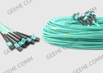 8 noyau à plusieurs modes de fonctionnement 100G OM4 10m MPO au câble de fibre de MPO
