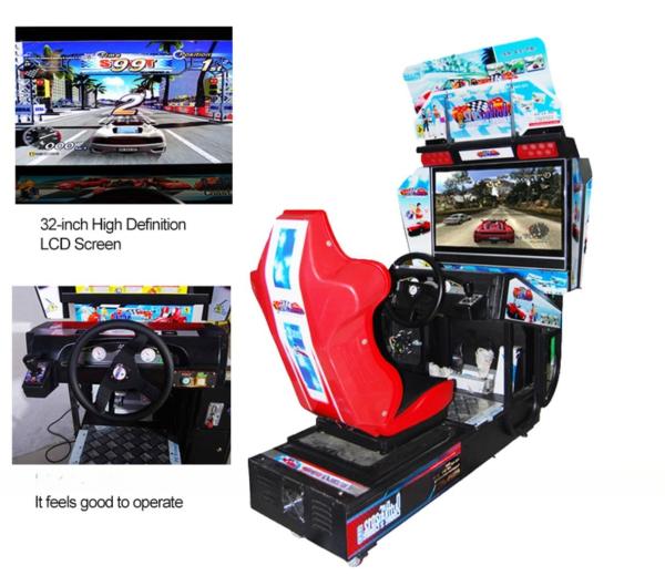 Single Player Outrun Car Racing Game Machine  For Amusement Park Earn Money Online