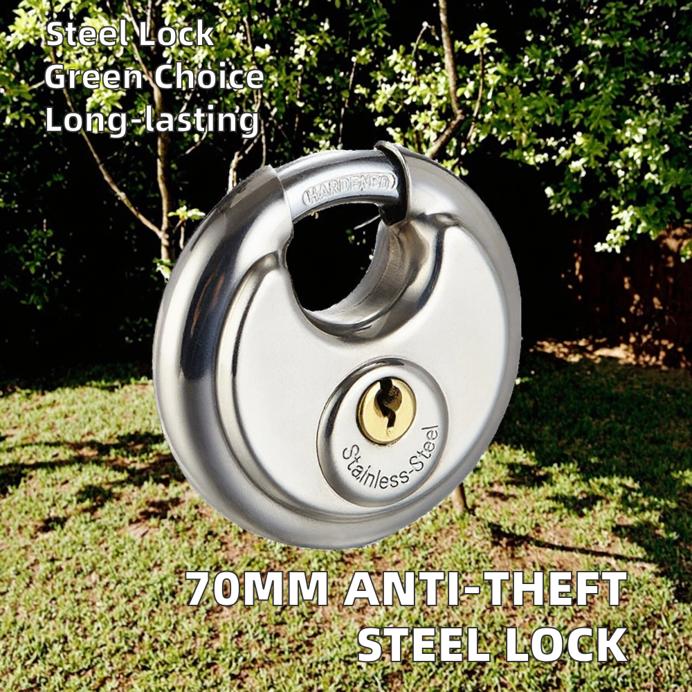 Sheer 70mm Eco-Friendly Stainless Steel Anti-Theft Lock Warehouses Durable Key Unlock System Waterproof Gates Cake Lock Chain