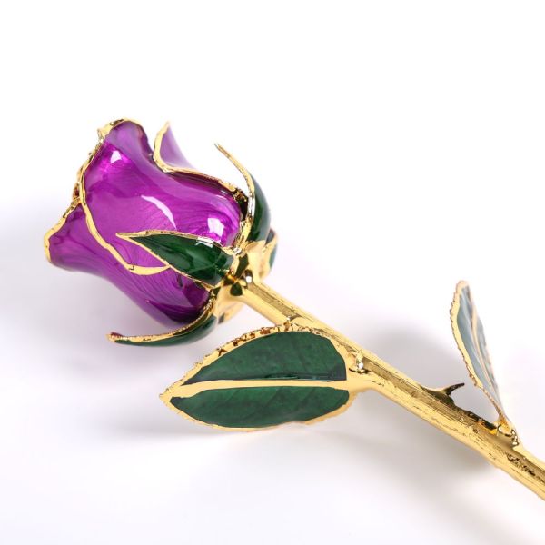 Pure Natural 24k Gold-plated Rose Crafts, Light Luxury Gift, Valentine's Day Atmosphere Gift, Wholesale