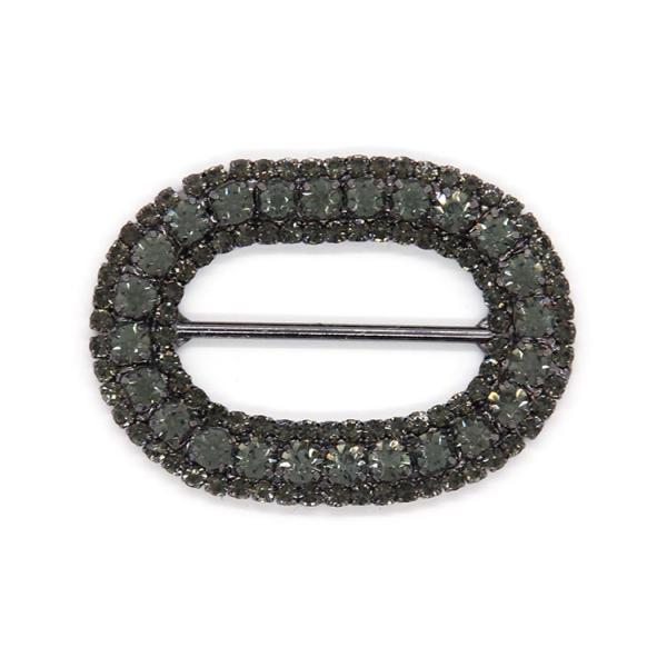 Crystal Metal Pin Shoes Decoration Accessories 45mm*33mm Fashion Style