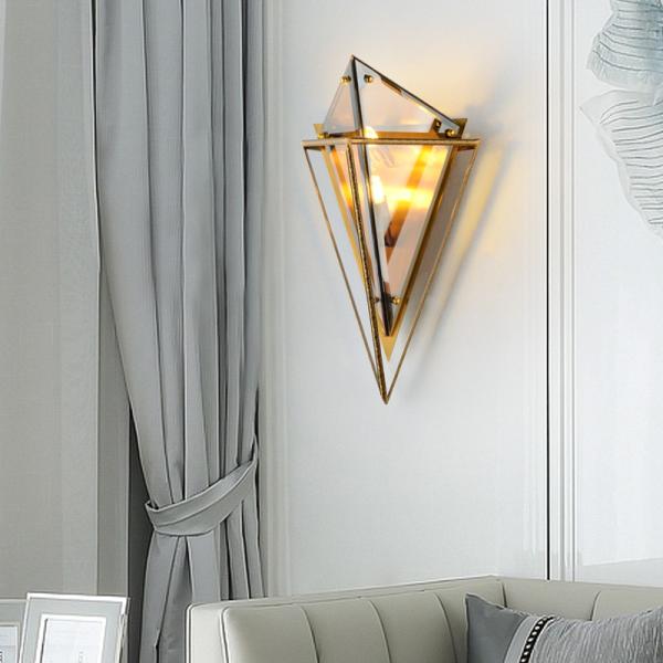 Geometric Wall Lamp Postmodern LED Corridor Aisle Creative Design Epic Wall Sconce (WH-OR-195)