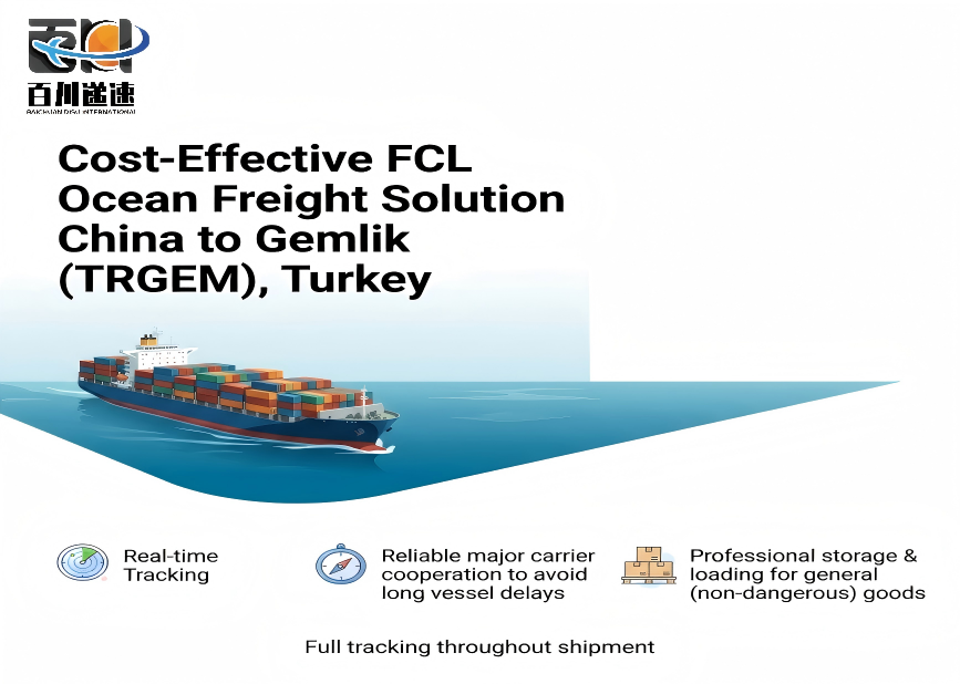 Cost-Effective FCL Ocean Freight with 30-45 Days Transit and 24/7 Multilingual Support to Gemlik, Turkey