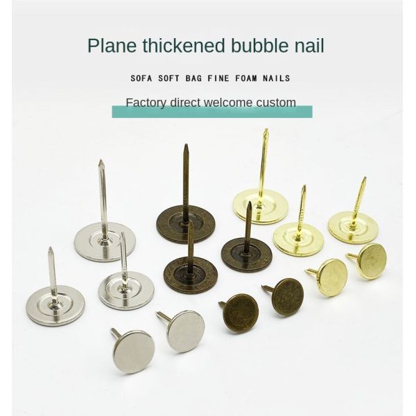 Sofa Industry Nail Furniture Decorative Nails Silver Flat Head Upholstery Pins Decorative Pushpin Furniture Sofa Pins