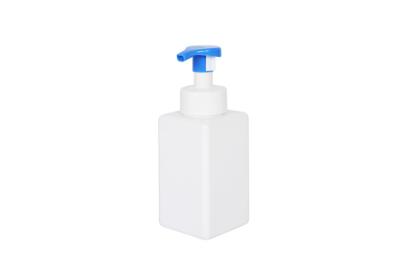 Le distributeur de savon de mousse en plastique de PETG 250ml 450ml 650ml met le blanc en bouteille noir