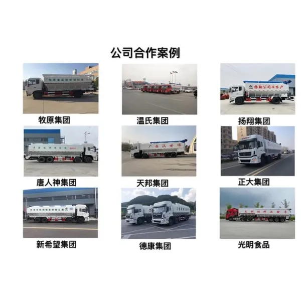 Heavy-Duty 15m3 Bulk Feed Transport Truck for Poultry