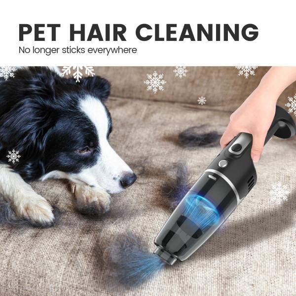 12V Mini Portable Handheld Vacuum Cleaner for Car Wash Cleaning YANTU V01S Cyclone Wired