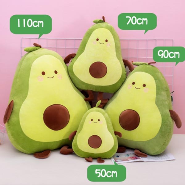 Handcrafted игрушки плюша авокадоа 50cm 70cm 90cm 110cm