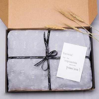 Empacotamento feito sob encomenda da cor 23gsm Logo Printed Tissue Paper Clothing