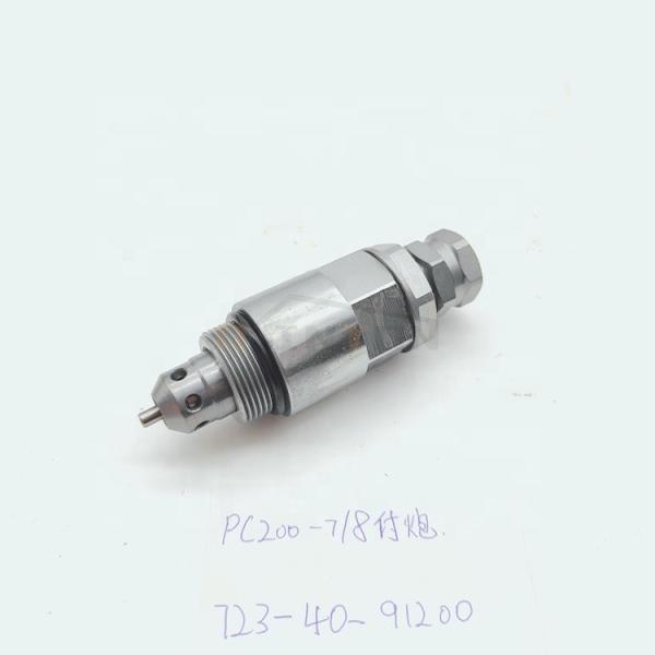 723-40-91200 Excavator Hydraulic Pump Parts Relief Valve For PC200-8 PC200-7
