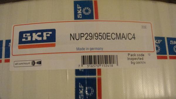 NU29/950 ECMA Cylindrical Roller Bearing Single Row 950 X 1250 X 17 MM Large Size