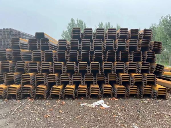 Type 2 400x100x10.5mm Hot Rolled U Type Steel Sheet Piling For Construction
