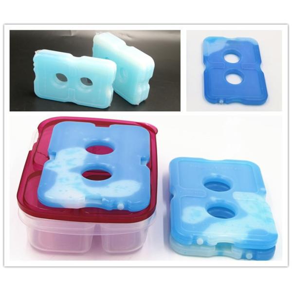 Замораживатель пакует для охладителей/прозрачных белых пластиковых пузырей со льдом с голубой жидкостью 200мл