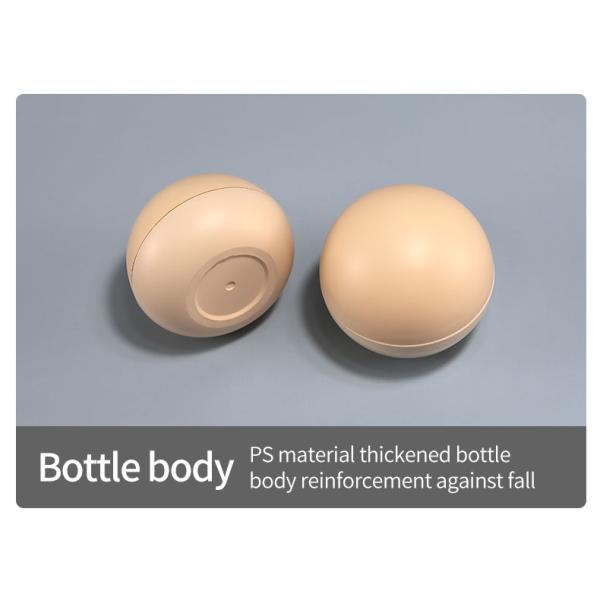 Contenedor de crema para bebés de plástico en forma de huevo de 50 g para productos para el cuidado de la piel Material ABS