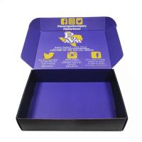 Ecommerce Caja de envío de cartón corrugado Estampado para pestañas
