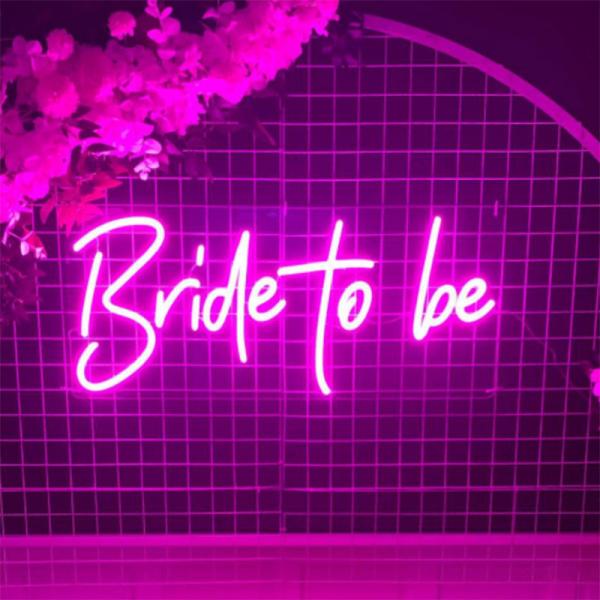 Custom Made Bride to Be Neon Light Signs Illuminated Wedding Will You Marry Me Neon Sign for Wedding Party