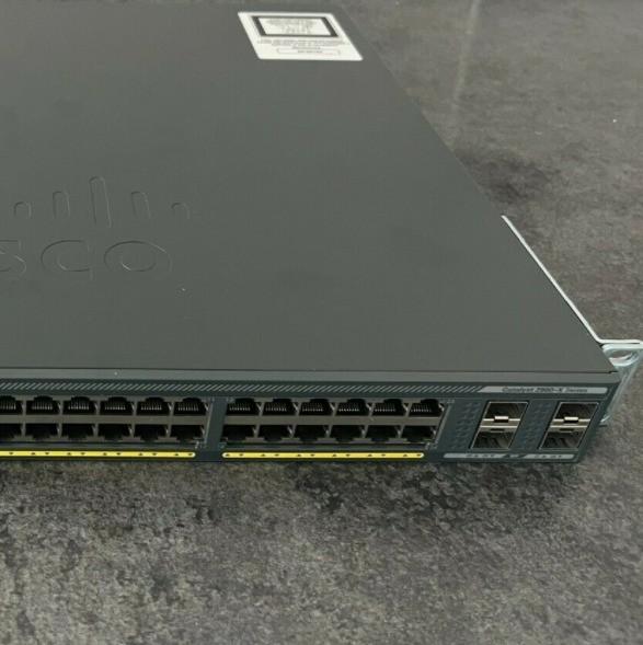 1000Mbps  24 Port Poe Switch WS-C2960X-24PS-L Switch And Original Used With Stock Availability