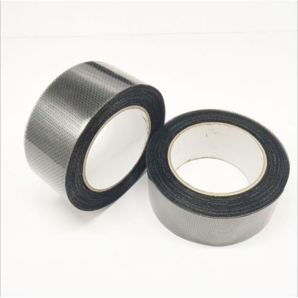 Black 48mm Single Sided Duct Cloth Gaffer Tape Water Proof Adhesive Tape 20m Length with Acrylic Pressure Sensitive Side