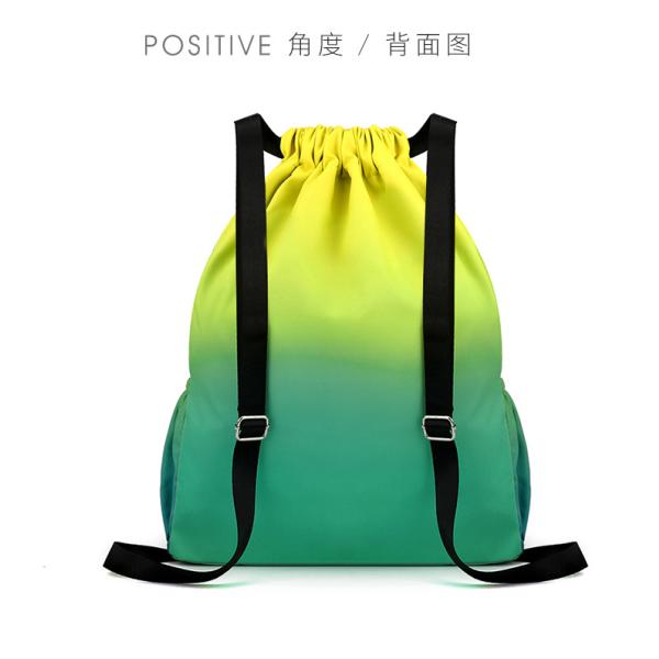 Custom Color Printed Practical Lightweight Durable Waterproof Drawstring Gym Backpack