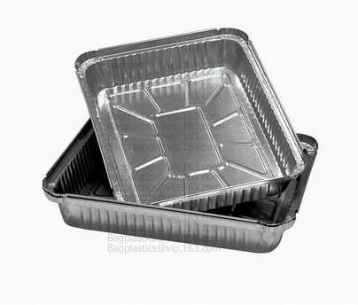 Alloy 8011, Disposable Environmental Protection Household, Compartments Aluminum Foil Container Tray