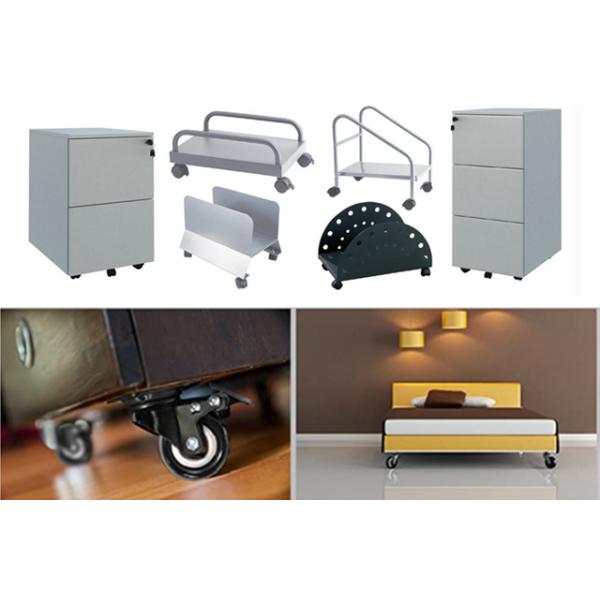 furniture caster rubber wheels 1.5 inch