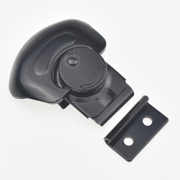 Hasp Plastic Carbon Steel Butterfly Twist Draw Latch Black Mini